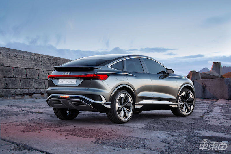 奥迪又发布一款纯电SUV！轿跑外形太帅，综合续航500公里