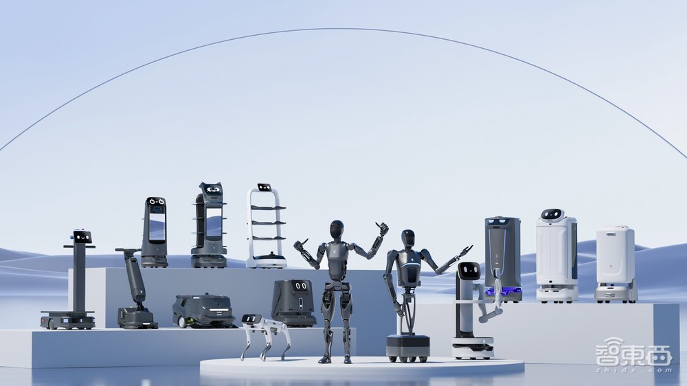 专用、类人形、人形全面布局:普渡机器人解答了具身智能商业化的终极命题