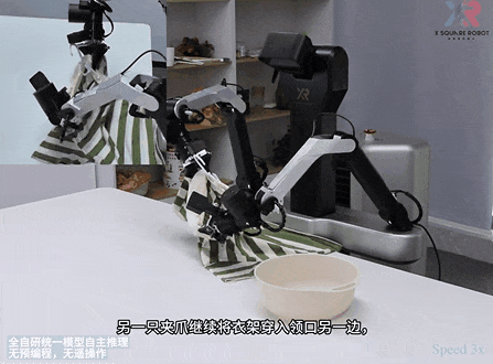 超越Pi0,多项任务第一:中国开源具身智能模型新纪录,叠洗碗巾、浇盆栽全胜任