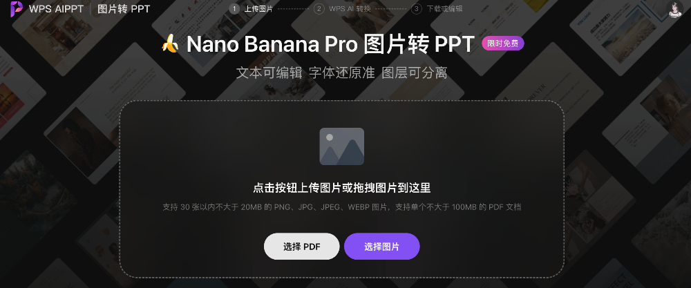 Nano Banana最强搭子来了!WPS一键转格式,帮你轻松编辑图中文字,办公效率飙升