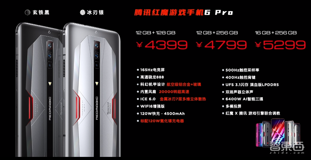 把18000转风扇塞进手机,165Hz屏幕的红魔6暂居“最强888旗舰”