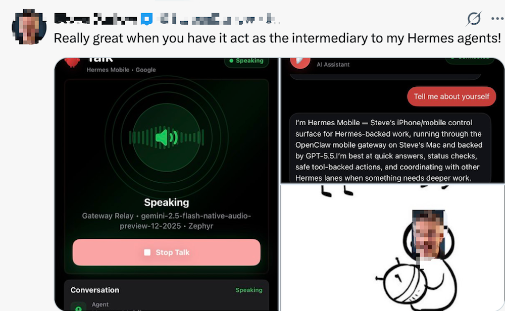 用手机“养龙虾”,OpenClaw首推独立App!网友实测:能指挥Hermes干活