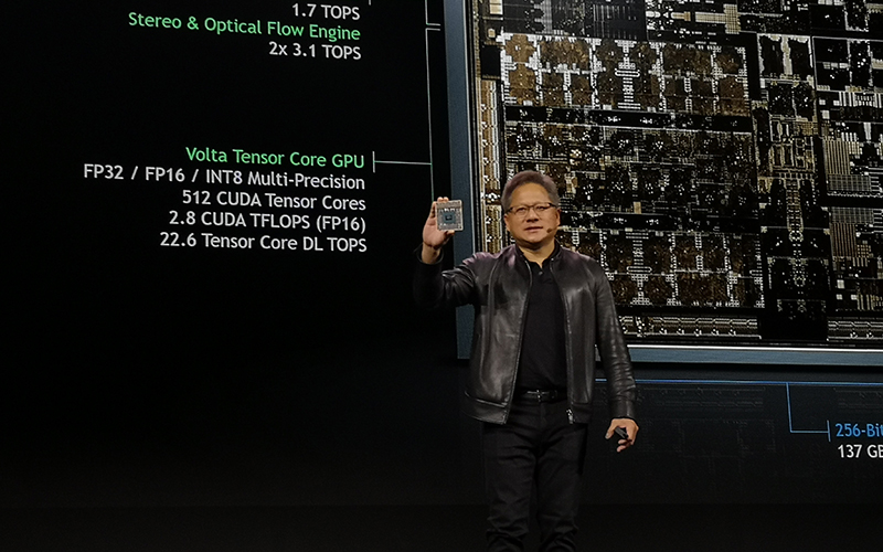 最强无人车芯片量产！英伟达老黄起舞叫卖，小鹏、奇点采用