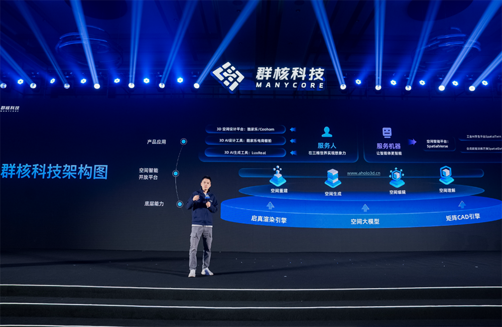 群核科技亮出战略全景图,开放底层空间智能能力,连发两大新品