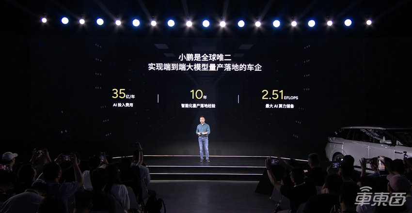 何小鹏:AI训练投入超35亿元,4个月内实现门对门自动驾驶