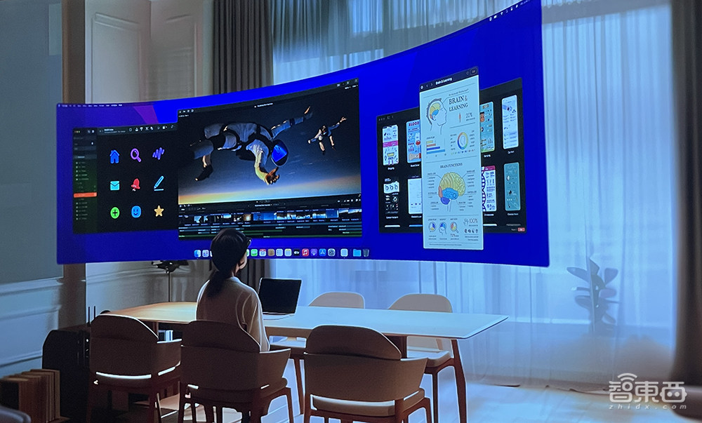 AR眼镜能“赛博办公”了!大模型助攻同声传译,随身携带4米超大屏,还有苹果Vision Pro同款