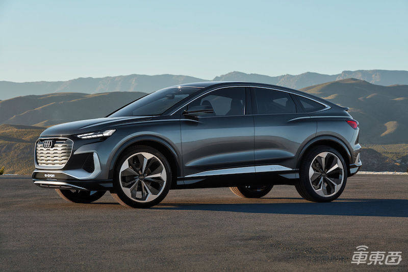奥迪又发布一款纯电SUV!轿跑外形太帅,综合续航500公里