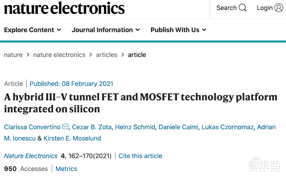 能减碳的晶体管！IBM混搭出低功耗硅基器件