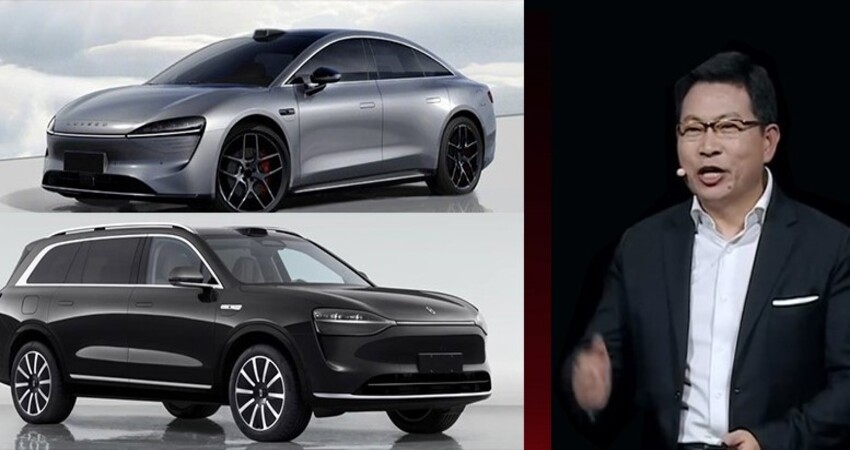 余承东两分钟再发两款车！一辆瞄准Model S，一辆真“遥遥领先”