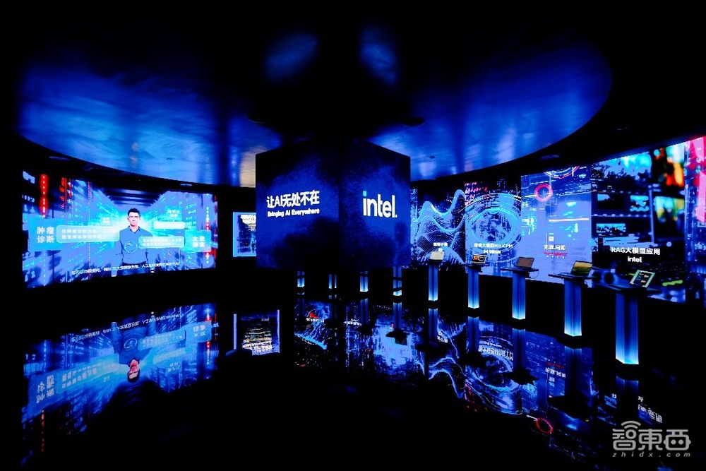 探秘英特尔GTC科技体验中心：一站看尽产品展示，9台AI PC体验AIGC应用，还有能“亲测”的智能驾舱
