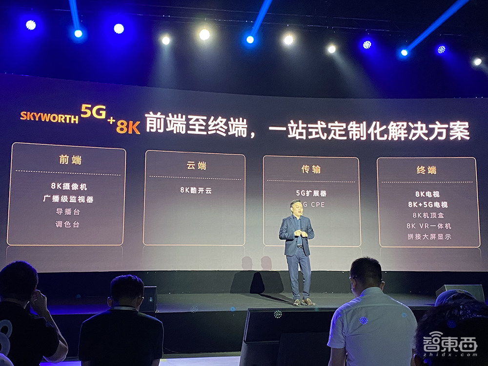 2K/4K实时变8K,电视也能光感屏变!创维亮相两款智能电视及酷开系统8