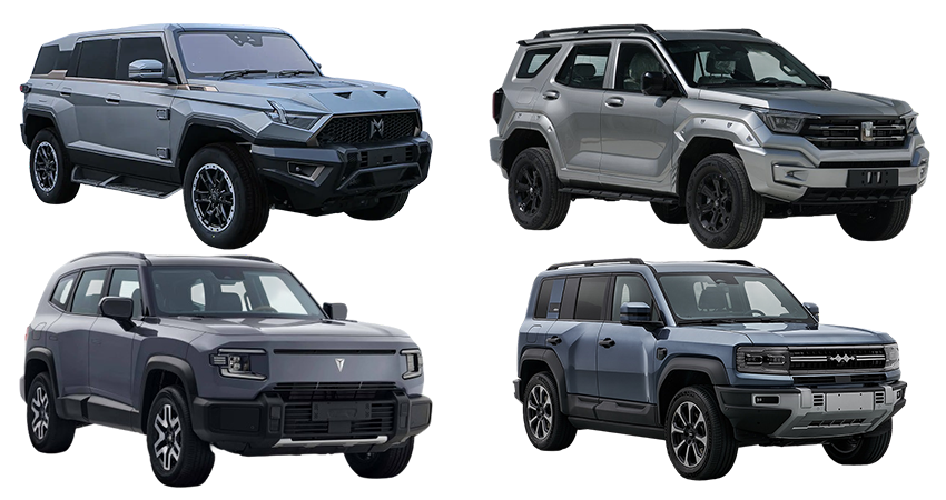 比亚迪攻向长城腹地！7大车企开打新能源硬派SUV之战