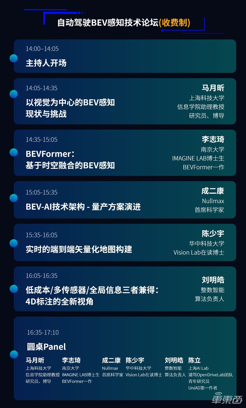 年底最强自动驾驶峰会最终议程公布！政企交流、市场走向、BEV技术前沿…行业最新动态都在这里