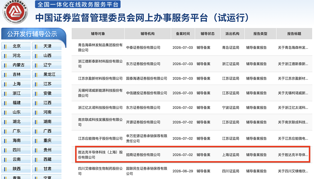 上海半导体设备“小巨人”,启动IPO