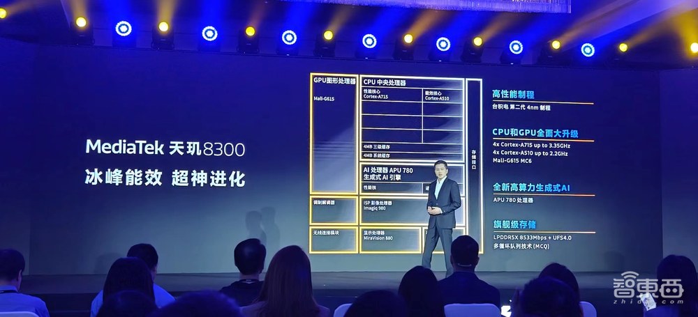 联发科天玑8300发布，中端芯首次跑100亿参数大模型，小米卢伟冰站台首发