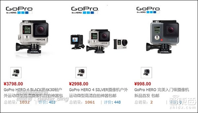 国行版GoPro HERO运动摄像机正式发售