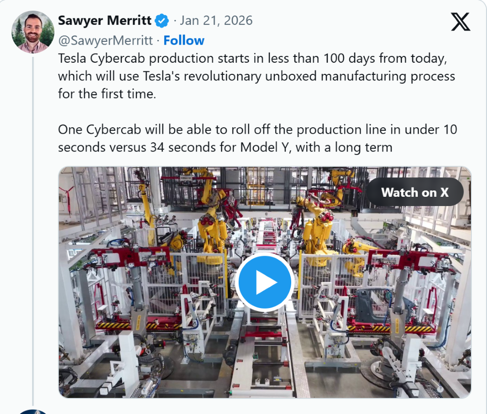 特斯拉Cybercrab投产在即，马斯克预言或陷入产能困境