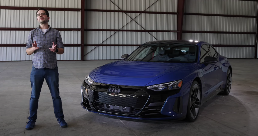 外媒试驾奥迪RS e-tron GT：零百加速仅需3.1秒，EPA续航455公里