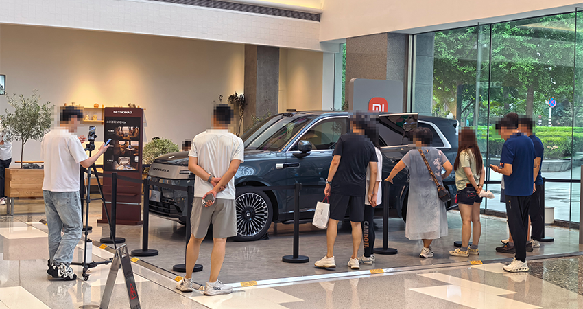 北京线下实探小米澎程：还未开放体验与试驾，大量客户询问五座版车型
