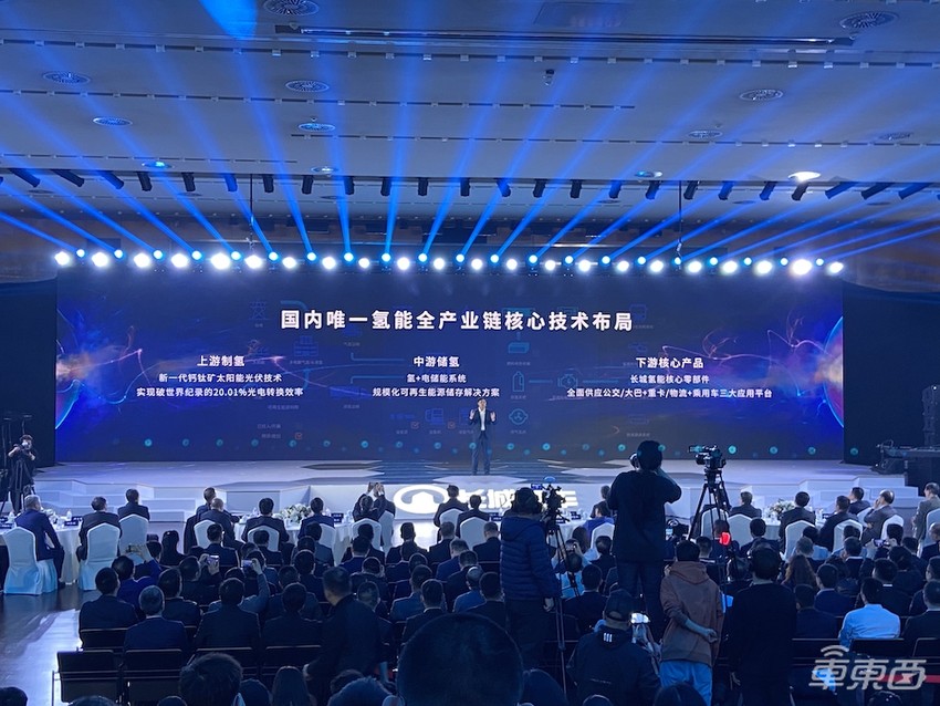 长城汽车发布氢能战略:研发团队超400人,今年将推燃料电池SUV