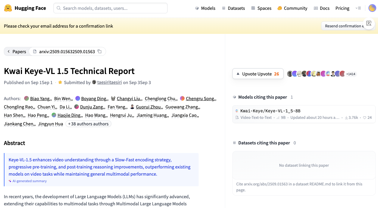 AI边刷视频边思考！快手最新多模态大模型开源，80亿参数，实测推理超快