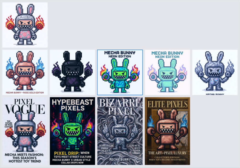 爆火智能体Lovart体验:30分钟搞定一个潮玩IP!设计师看了瑟瑟发抖