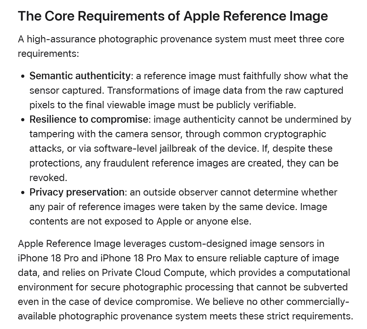苹果首次公开iPhone图像防伪技术,给照片加上“身份证”