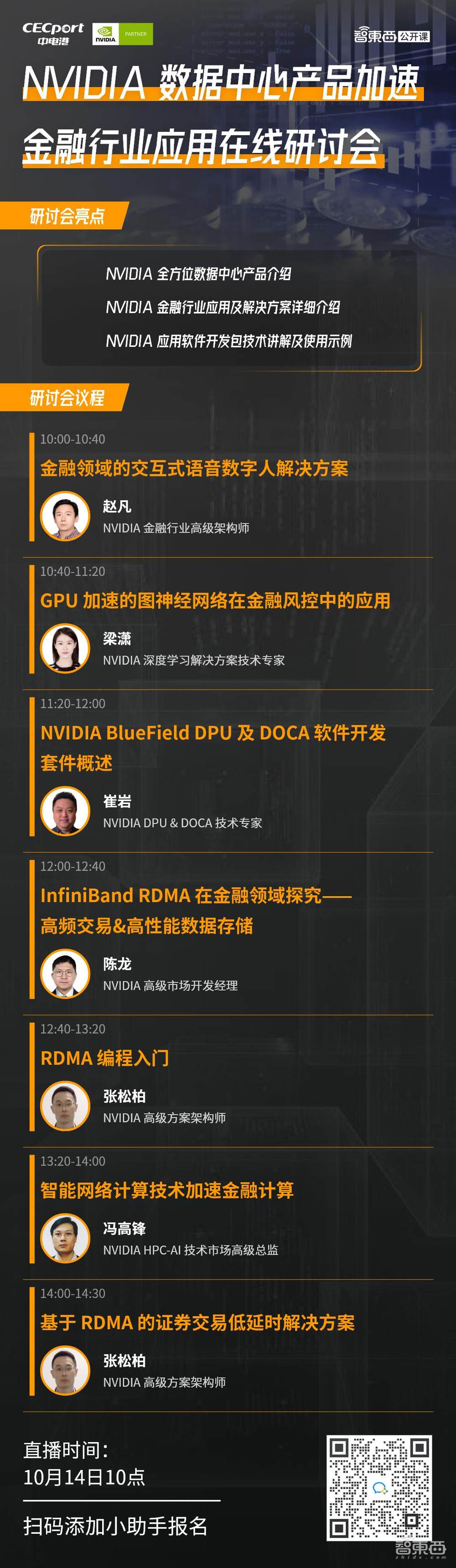 全面解读金融行业解决方案和应用软件开发包！NVIDIA 数据中心产品加速金融行业应用在线研讨会上线