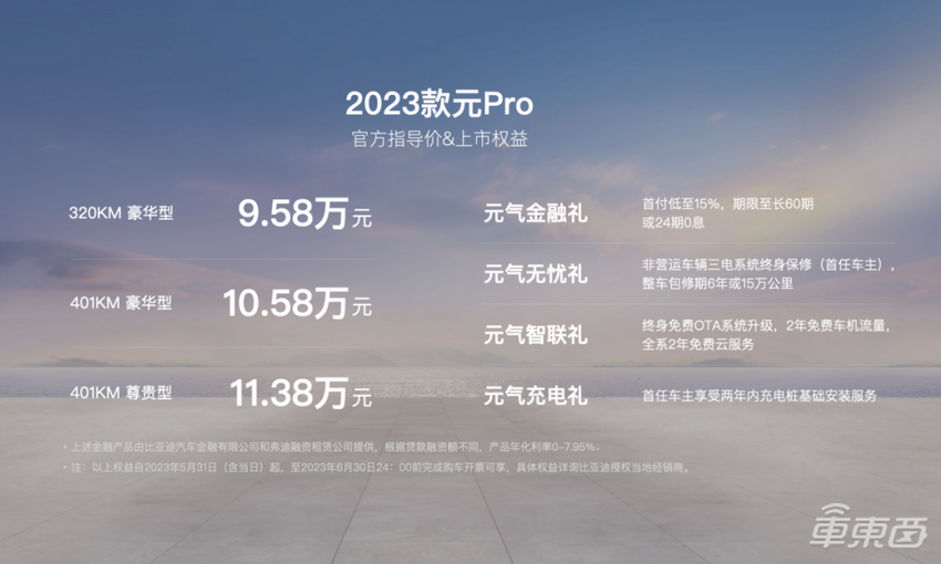 油电同价！新款比亚迪元Pro上市，9.58万元起售