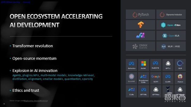 AMD王宏强:700亿参数大模型单个GPU部署,做好AI软件和生态实现“开箱即用”丨GACS 2023