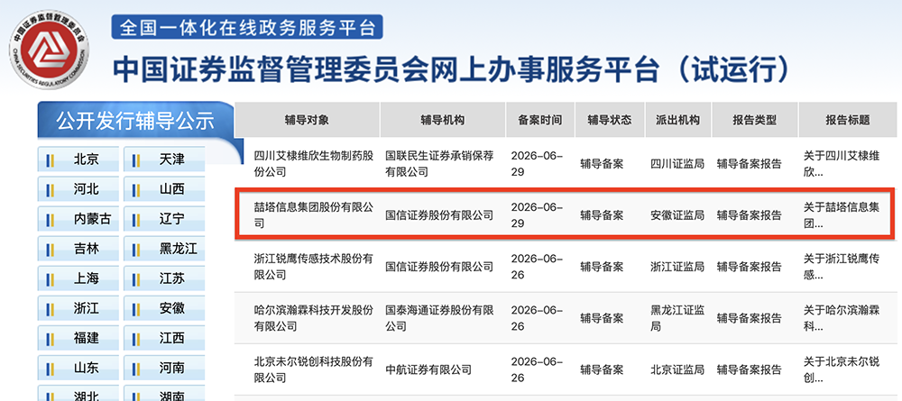 安徽半导体“小巨人”，启动IPO
