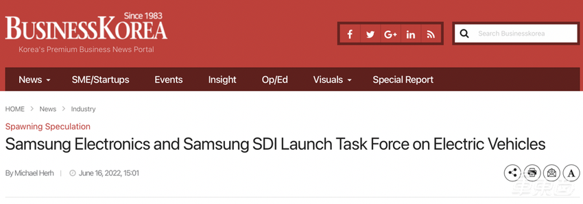 三星获特斯拉摄像头订单，金额或达40亿美元