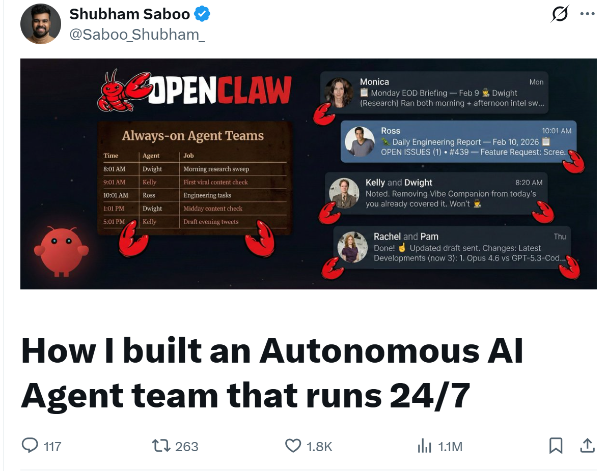 我，花2700元，用OpenClaw养了支24小时运转的AI团队，秘籍都在这了