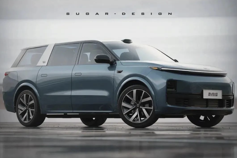 疑似理想L9改款谍照曝光:尾部变化最大,或今明两年内上市