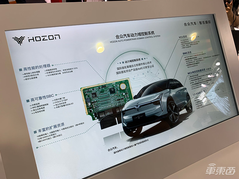 合众汽车展示三大核心域控制器 练好新造车技术基本功