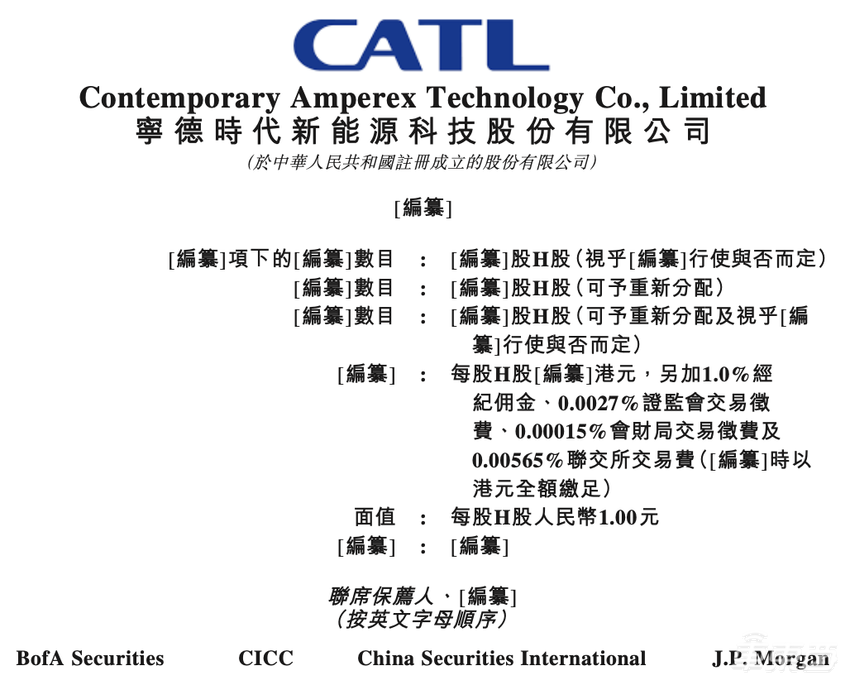 刚刚！宁德时代递表港交所，去年营收下滑，募资365亿瞄准海外
