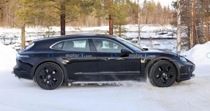 保时捷Taycan改款车谍照曝光！外观微调，或将推大马力版本