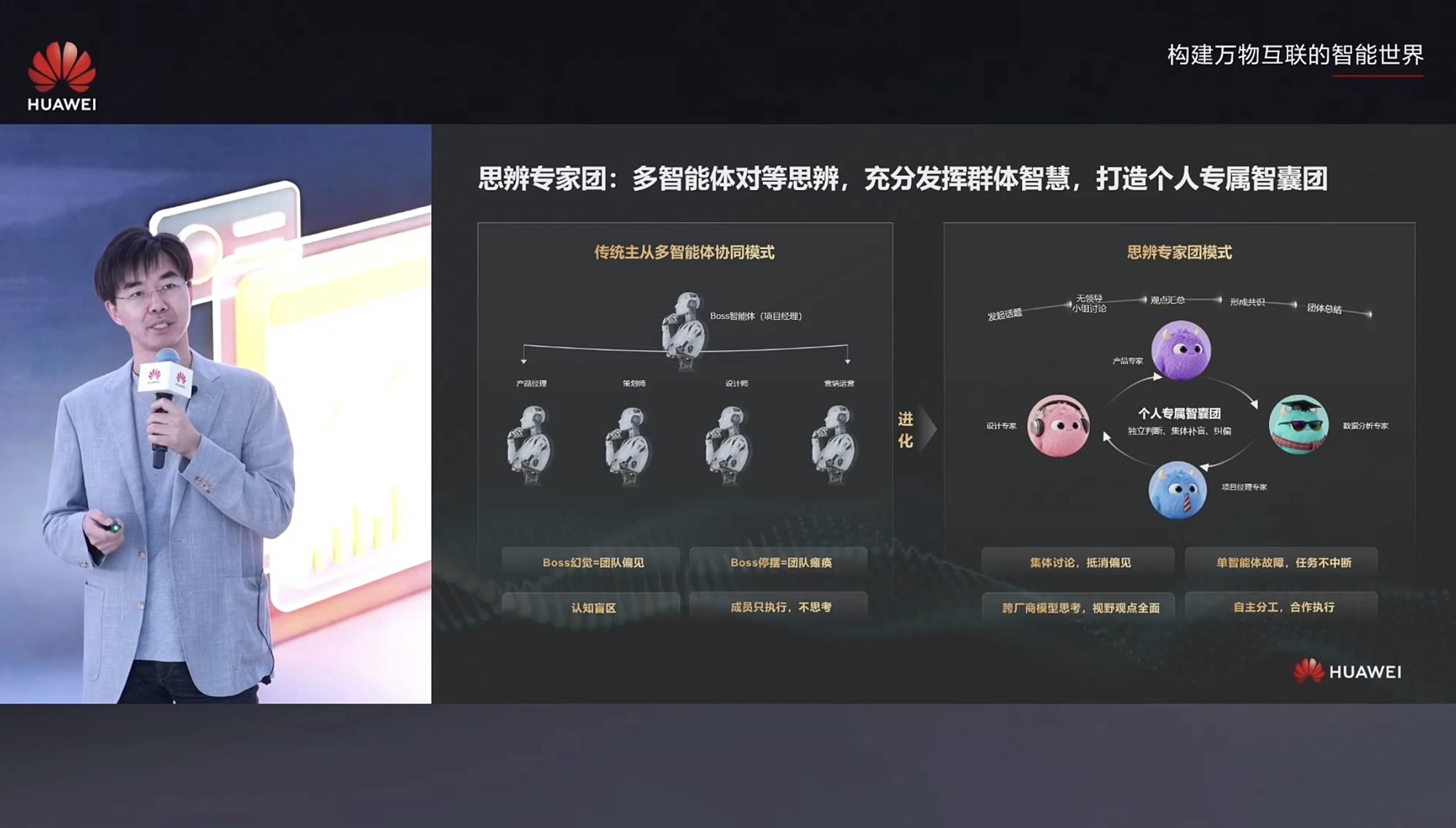 华为云推出“办公虾”:让Agent互相辩论,还能生成可编辑PPT