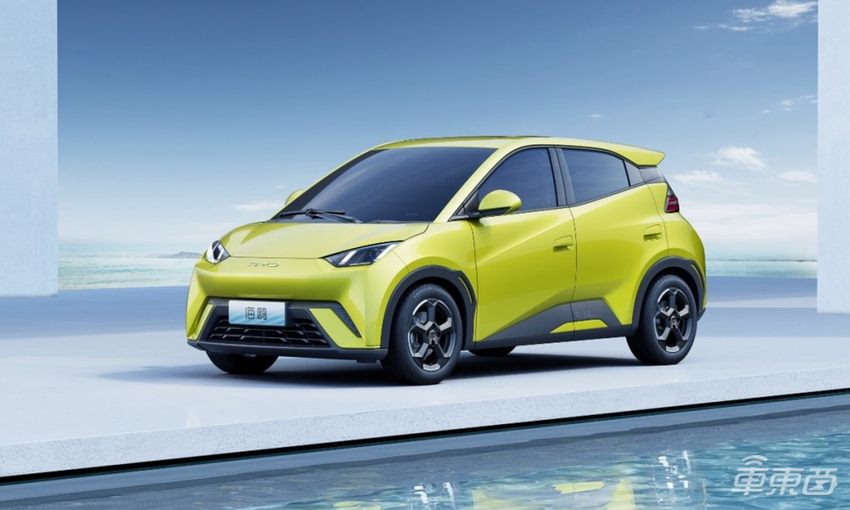 比亚迪海鸥7.38万元起售，最大续航里程达405公里