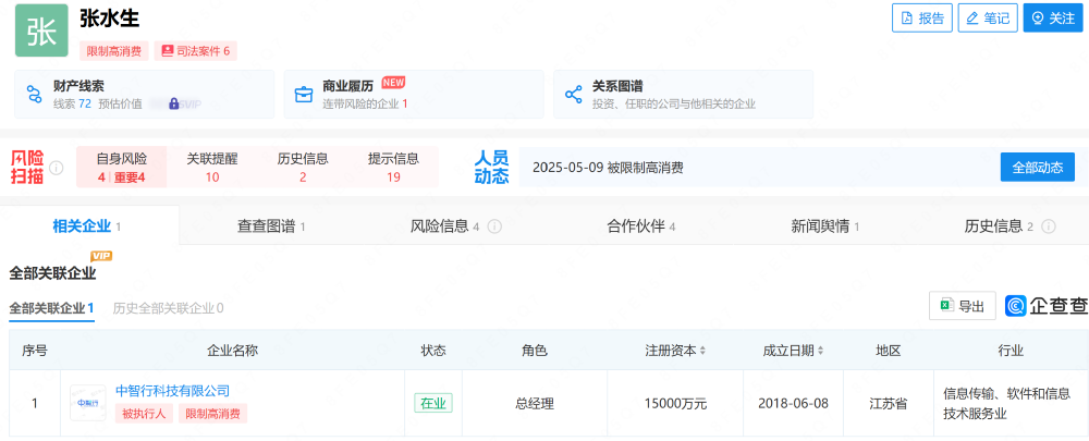 又一家自动驾驶公司破产！1.5万元都掏不出来了，被执行金额超4500万