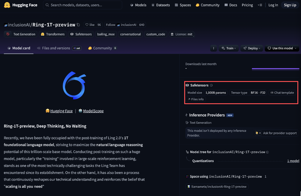 蚂蚁首个万亿参数推理大模型,开源!