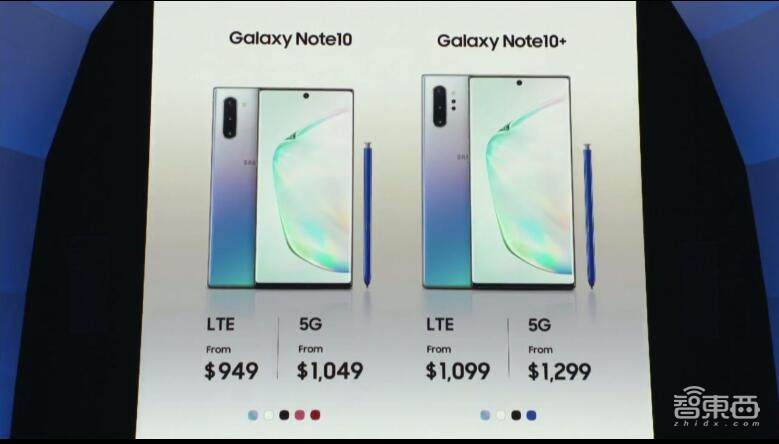 三星机皇Note10+发布!双机上5G版,能玩3D扫描,最新7nm芯片加持