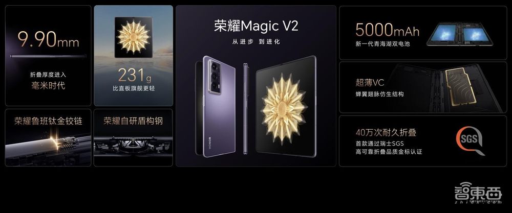 9.9毫米、231克和大电池如何兼得?荣耀用自研技术打破折叠屏“不可能”