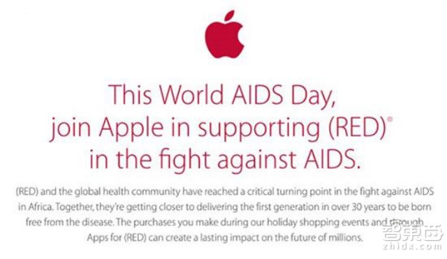 苹果黑五RED慈善促销 有中国