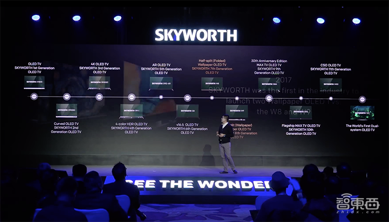 创维推大屏OLED和8K液晶电视：OLED屏薄如半个iPhone 11，8K机售价将近四万！
