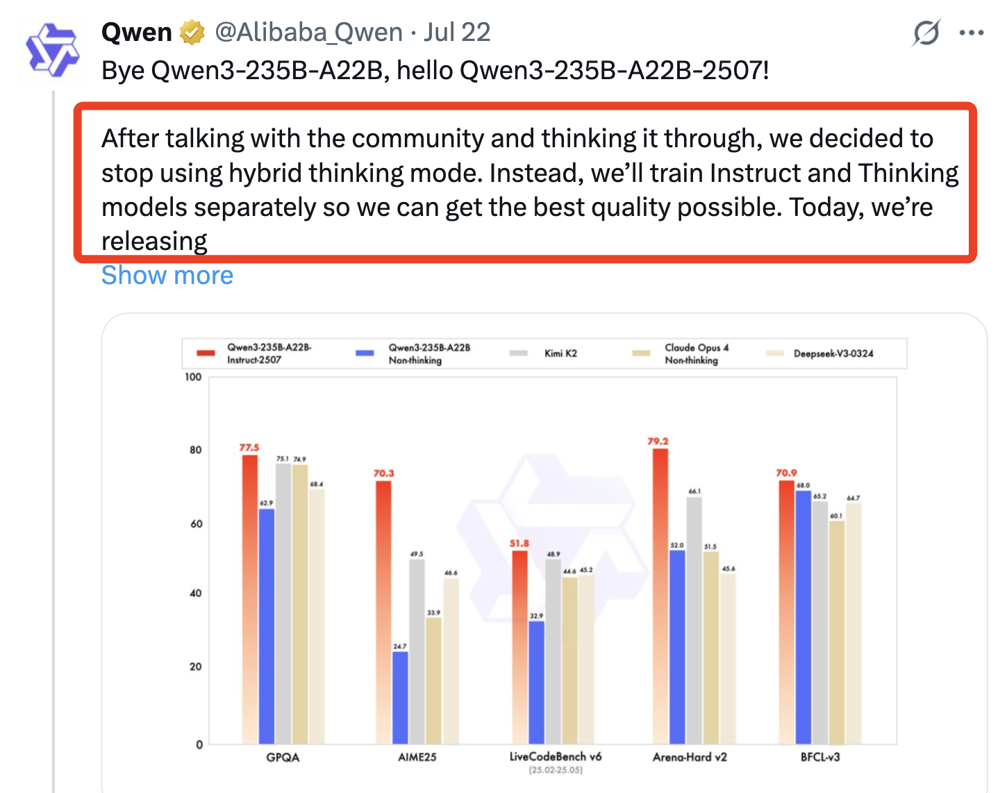 杀疯了!阿里开源最强推理模型,一周三模型干翻全球开闭源天花板