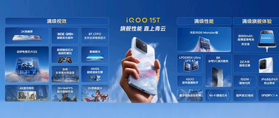 iQOO 15T首发“怪兽版”天玑9500芯片，vivo旗舰黑科技下放，3799元起
