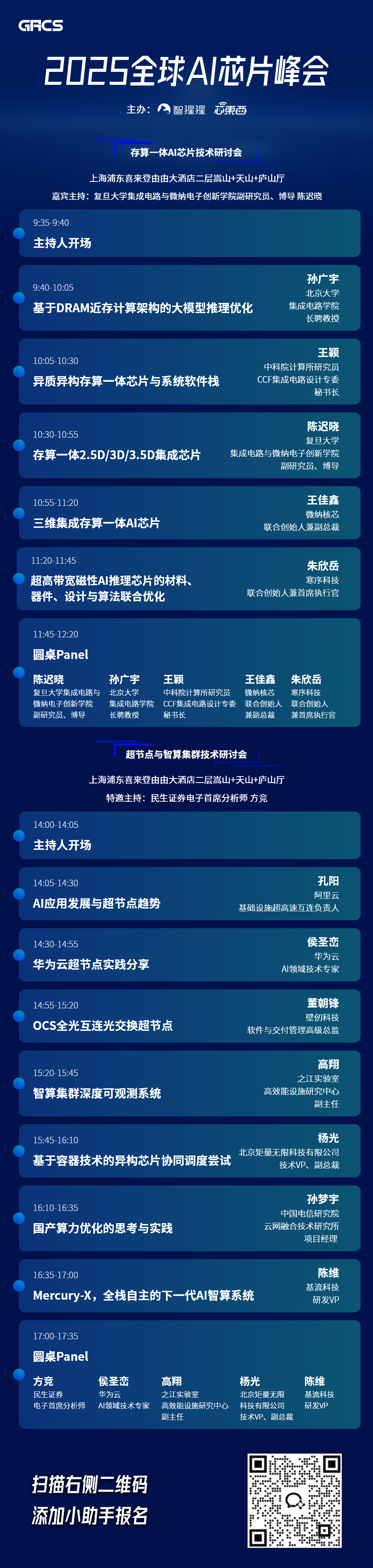半壁江山都来了！最燃AI芯片盛会最终议程公布，全景式解构大模型下半场中国芯破局！