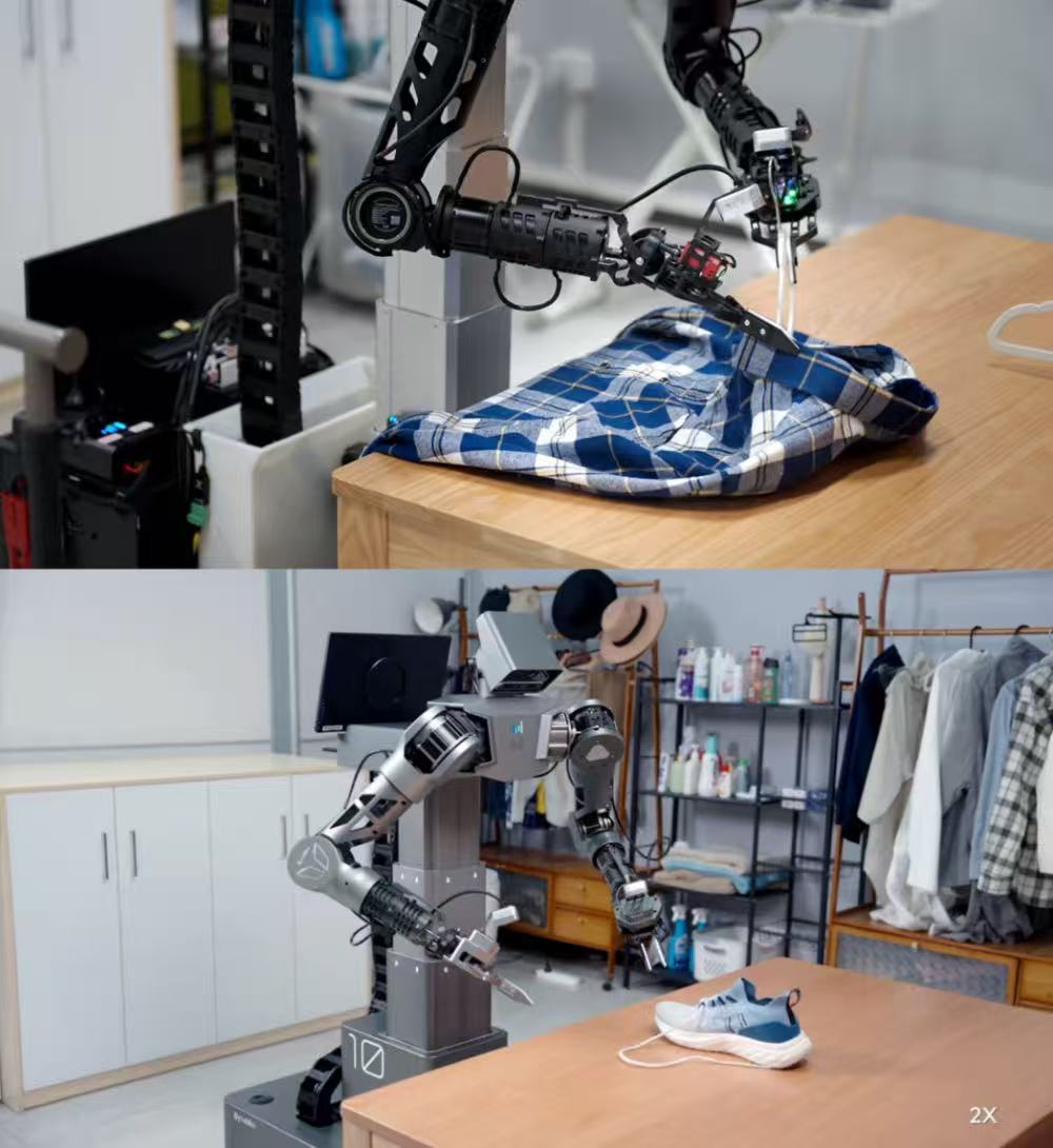 字节新机器人亮相,学会穿鞋带了!