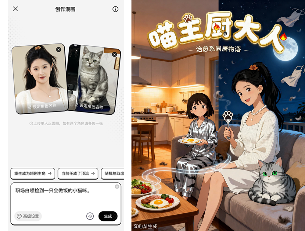 我的漫画梦,被文心App「魔法漫画」唤醒了